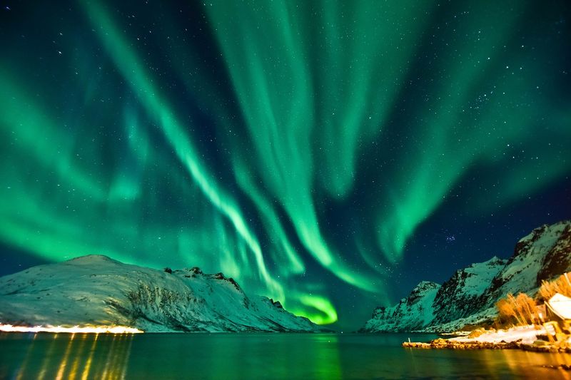 Northern Lights over Tromso, Norway