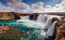 Godafoss Waterfall Akureyri Iceland