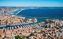 Old Port in Marseille. Marseille is the second largest city of France.