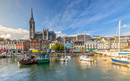 Impression of the St. Colman's Cathedral in Cobh near Cork, Ireland