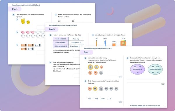 Rapid Reasoning | Weeks 25 to 30 | Year 4