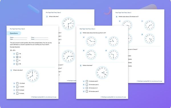 Diagnostic Assessment Time Year 2