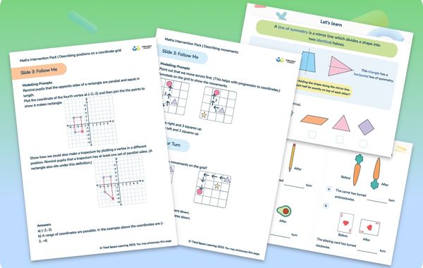 Maths Intervention Pack | Geometry