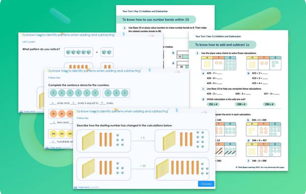 Ready-To-Go Lessons V3 | Addition And Subtraction | Year 3