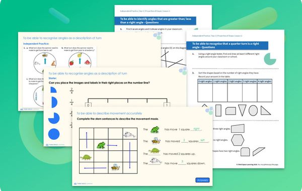 Ready-To-Go Lessons V2 | Properties Of Shape | Year 3