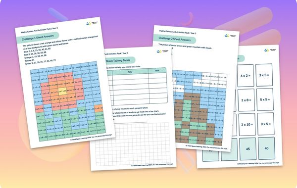 Year 3 Maths Games And Activities Pack