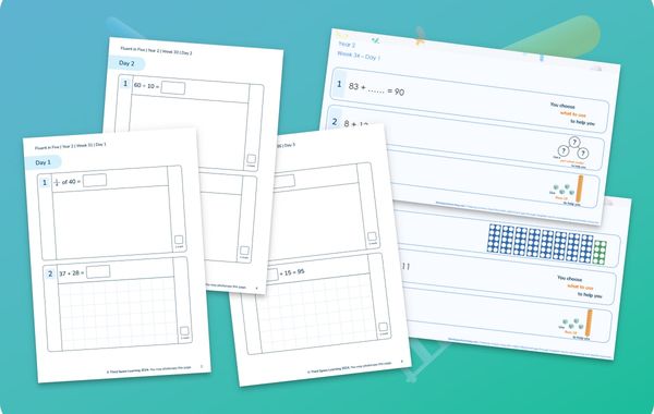 Fluent In Five Arithmetic Pack | Weeks 31 to 36 | Year 2