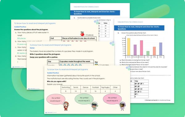 Ready-To-Go Lessons V2 | Statistics | Year 3