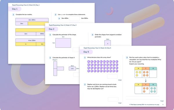 Rapid Reasoning Weeks 13 to 18 Year 4