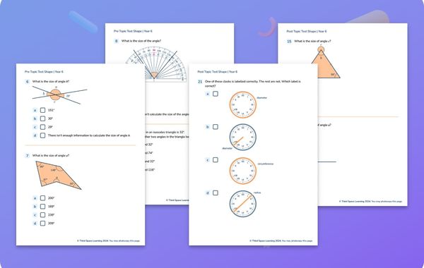 Diagnostic Assessment | Shape | Year 6