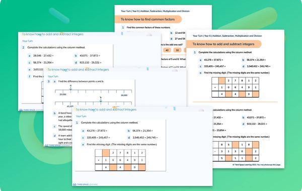 Ready-To-Go Lessons V3 | Addition, Subtraction, Multiplication And Division | Year 6