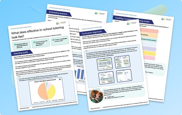 Primary School Guide To Maths Tutoring