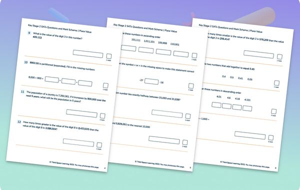 SATs Question Pack | Place Value