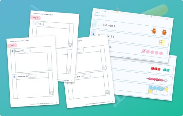 Fluent In Five Arithmetic Pack Weeks 1 to 6 Year 1