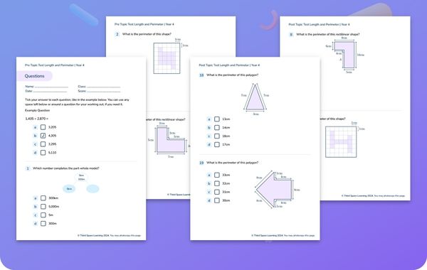 Diagnostic Assessment Length And Perimeter Year 4