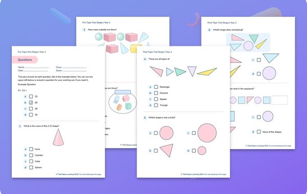 Diagnostic Assessment Shape Year 1