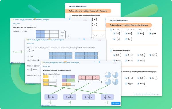 Ready-To-Go Lessons V3 | Fractions B | Year 6