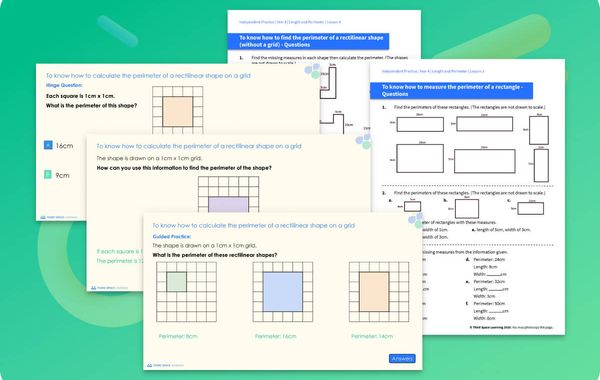 Ready-To-Go Lessons V2 | Length And Perimeter | Year 4