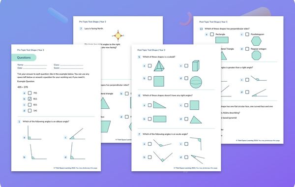 Diagnostic Assessment Shape Year 3