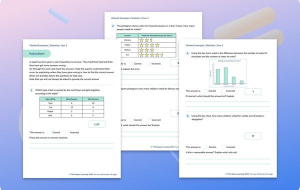 Worked Examples | Statistics | Year 3