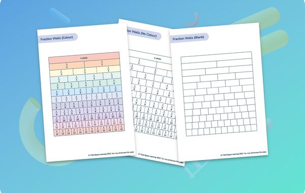 Printable Maths Resources | Fraction Walls