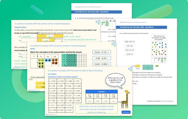 Ready-To-Go Lessons V2 | Decimals | Year 5