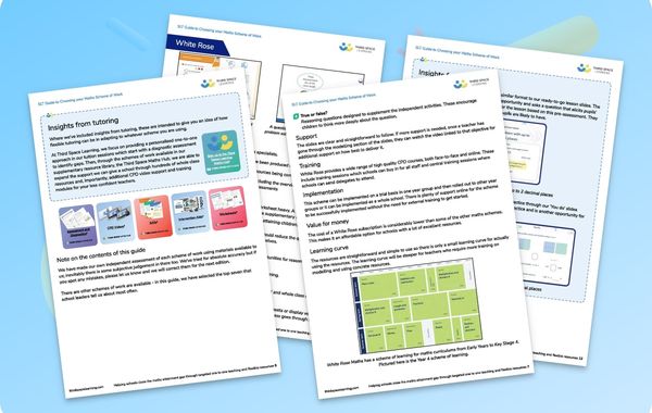 Primary School Guide To Choosing Your Maths Scheme Of Work