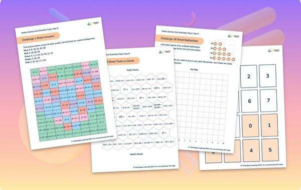 Year 6 Maths Games And Activities Pack