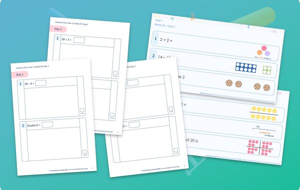 Fluent In Five Arithmetic Pack | Weeks 25 to 30 | Year 1