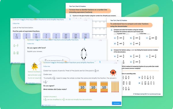 Ready-To-Go Lessons V3 | Fractions A | Year 6