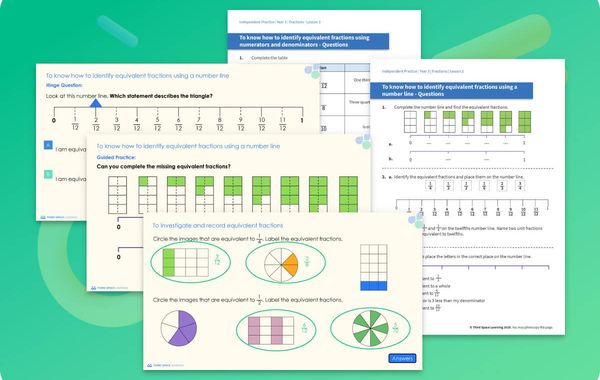 Ready-To-Go Lessons V2 | Fractions | Year 3