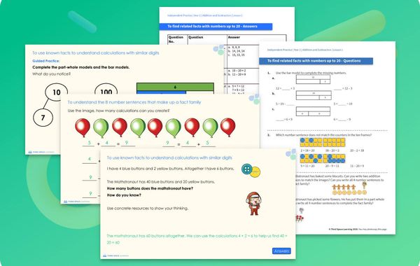 Ready-To-Go Lessons V2 | Addition And Subtraction | Year 2