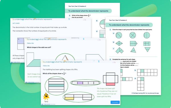 Ready-To-Go Lessons V3 | Fractions A | Year 3