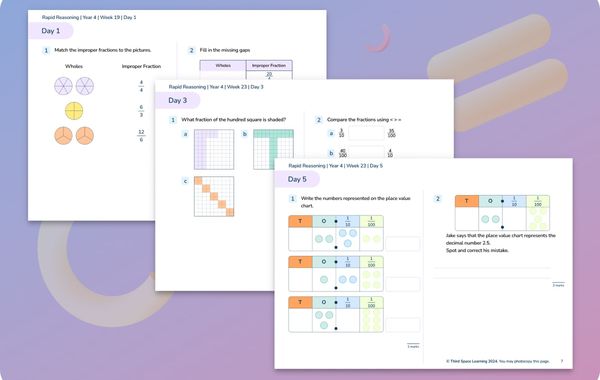 Rapid Reasoning | Weeks 19 to 24 | Year 4