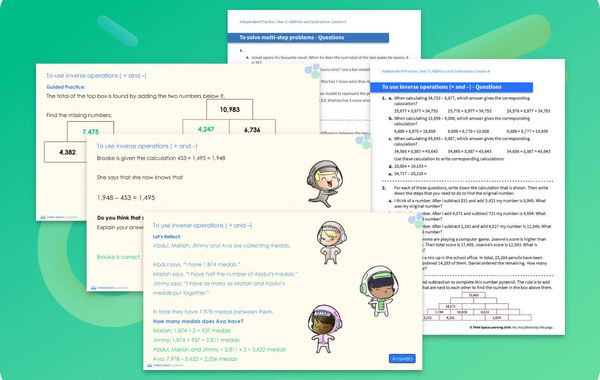 Ready-To-Go Lessons V2 | Addition And Subtraction | Year 5