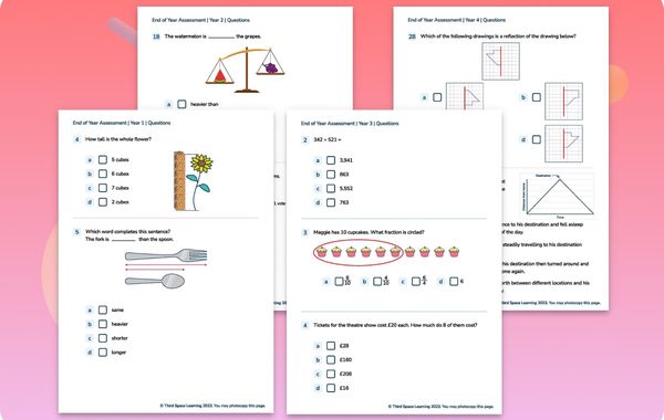 End Of Year Diagnostic Assessment Pack | Year 1 to 6