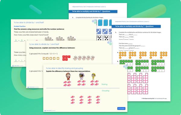 Ready-To-Go Lessons V2 Multiplication And Division Year 4