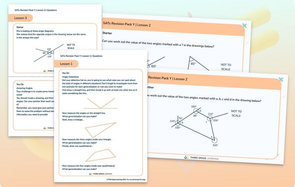 SATs Revision Pack Y | Angles