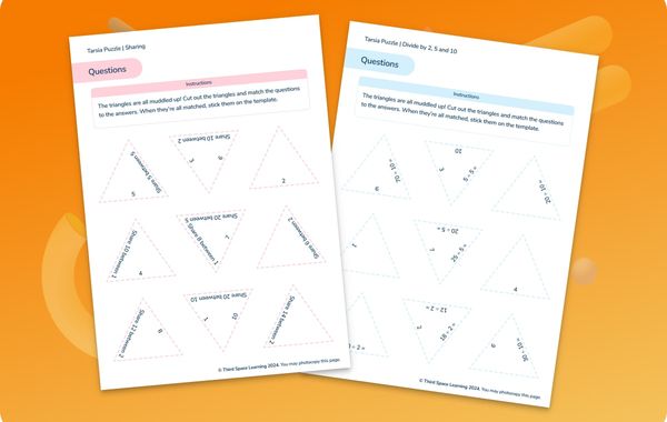 Tarsia Puzzles Pack | Multiplication And Division | KS1