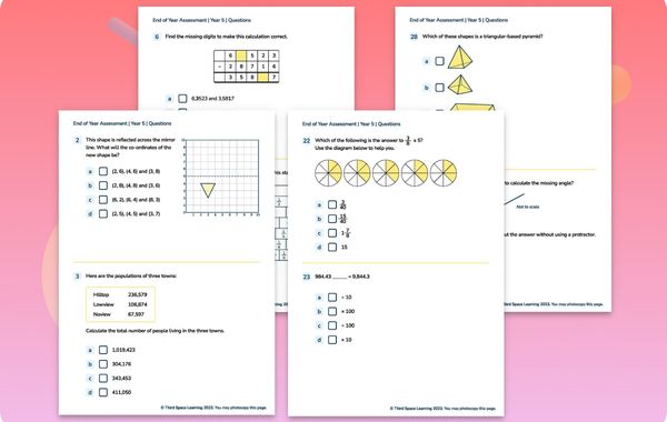 End Of Year Diagnostic Assessment | Year 5