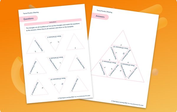 Tarsia Puzzle | Sharing | Year 1
