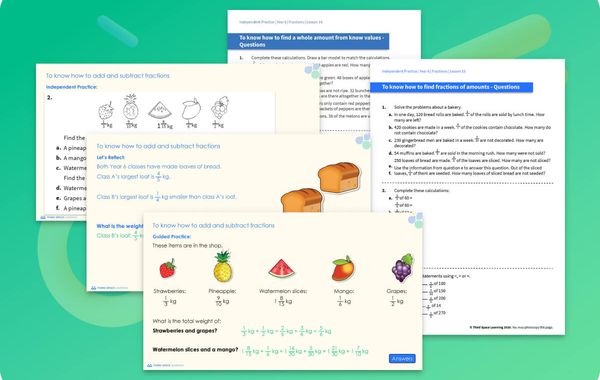 Ready-To-Go Lessons V2 | Fractions | Year 6