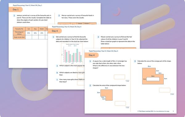Rapid Reasoning | Weeks 31 to 36 | Year 6