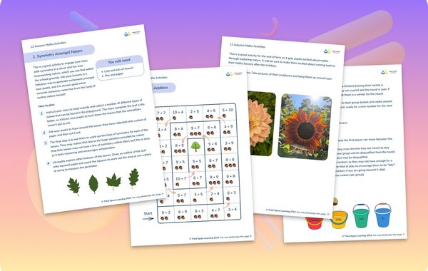Autumn Maths Activities Pack