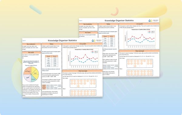Knowledge Organiser | Statistics | Year 6