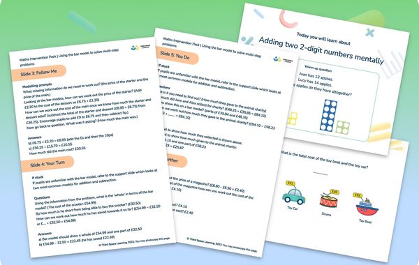 Maths Intervention Pack | SATs