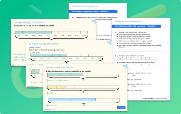 Ready-To-Go Lessons V2 | Percentages | Year 6