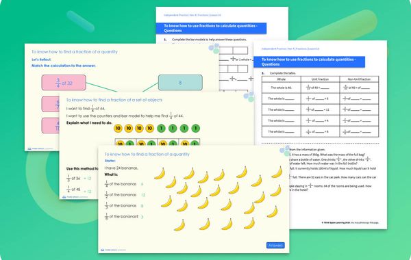 Ready-To-Go Lessons V2 | Fractions | Year 4
