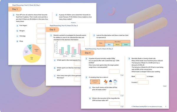 Rapid Reasoning | Weeks 19 to 24 | Year 6