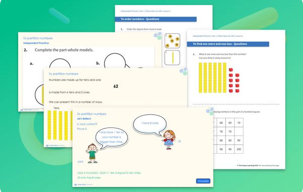 Ready-To-Go Lessons V2 | Place Value Within 100 | Year 1